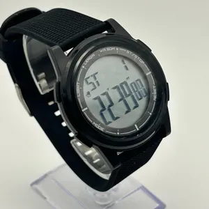 LENQIN Black Minimalist Men’s Digital Watch Working New Battery thumbnail 3