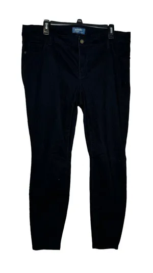 Old Navy Women Jeans Rockstar Mid-Rise Skinny Stretch Denim‎ Black Size 36 thumbnail 1