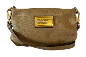 Marc by Marc Jacobs Classic Q Percy Tan Leather Crossbody Bag thumbnail 1