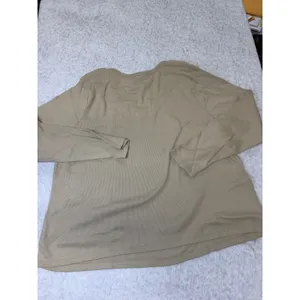 Universal Thread Womens 4X Ribbed Long Sleeve Scoop Neck Top Sourdough Beige NEW thumbnail 5