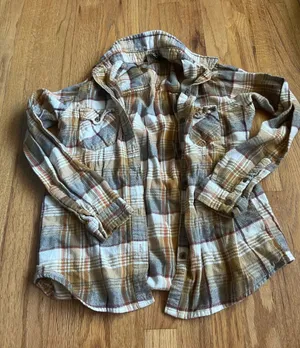 Women’s Stoic Plaid Flannel Shirt Jacket size small thumbnail 1