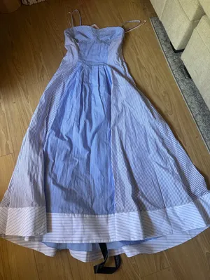 SIMKHAI Periwinkle Stripped dress Blue Size 00 thumbnail 1