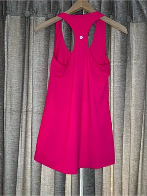 90 Degree By Reflex Vibrant Pink Racerback Active Tank Size Medium thumbnail 7