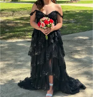 Jovani Black Prom Dress thumbnail 2
