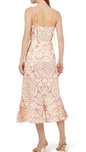 Alexis Pink Nolana Midi Dress thumbnail 3