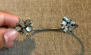 Kendra Scott White Crystal Floral bracelet thumbnail 1