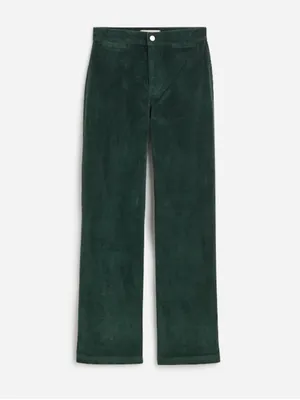 Madewell Emmett Wide Leg Corduroy Pants in Luxury Forest Green Size 26 thumbnail 10