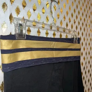 PINK Victoria’s Secret bedazzled gold blue yoga pants leggings size S thumbnail 5