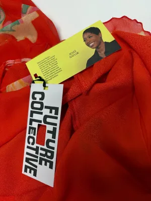 Future Collective‎ Ruffle Ankle Length Dress - Size L - NEW With Tag in Bag. thumbnail 8