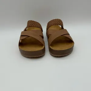New. Brown Sandals for Women – Soft Cushioned Soles, Casual Warm Weather Wear thumbnail 7