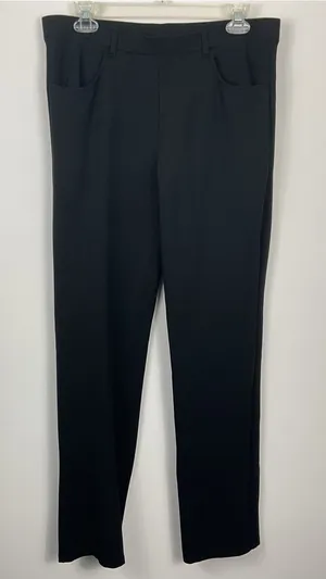 Quince Ultra Stretch Ponte Straight Leg Pants Womens Size Large thumbnail 1