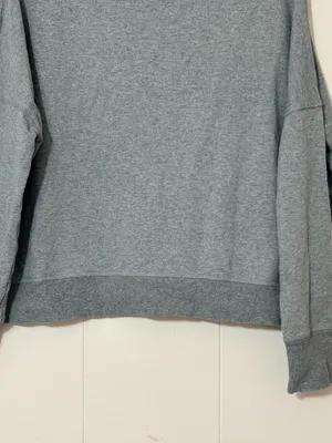 Vuori Cleo Mock Neck Sweatshirt Gray Pullover Relaxed Lounge Athleisure Size S thumbnail 3