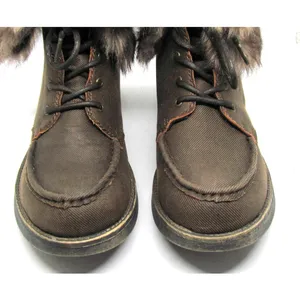 ROCKET DOG Faux Fur Trim Combat Moto Ankle Boots thumbnail 4