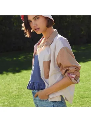 AE Cropped Relaxed Cami Women's Size Small thumbnail 6