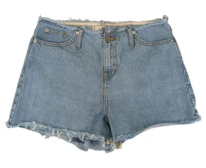 BDG‎ Urban Outfitters Light Wash High Waisted Cut Off Denim Shorts Womens 28 thumbnail 1
