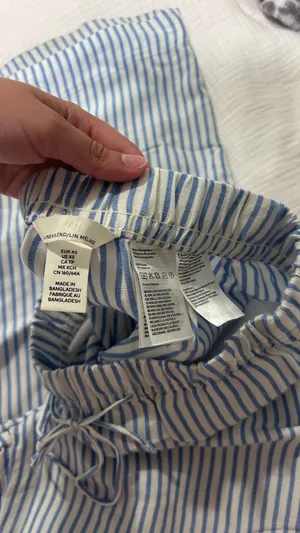 Pinstripe H&M Pants thumbnail 4
