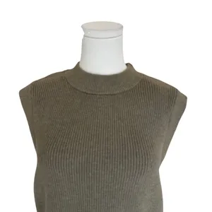 A New Day x Target - NWY Olive Green Ribbed Mock Neck Sweater Vest Sz M thumbnail 3