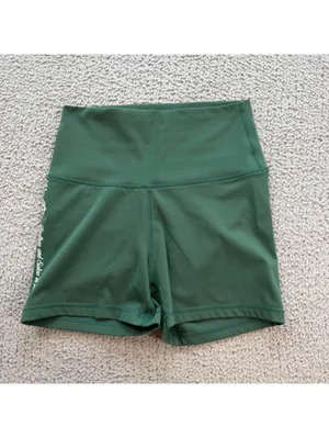 Darc Sport Wolves Womens Shorts SHE 125 of 500 Green S Scrunch Bodybuilding Gym thumbnail 2