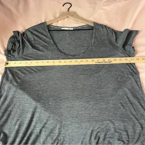 Wilfred Free Thin Stripes Gray Scoop Neck Relaxed Fit Short Sleeve Tee Size‎ L thumbnail 13