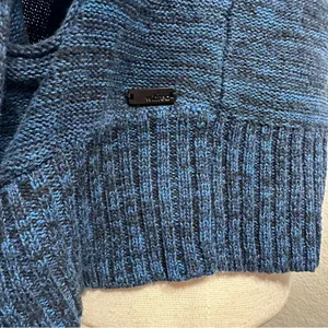 Aritzia Wilfred Flaubert Blue Silk Cashmere Open Cardigan thumbnail 6