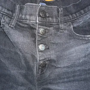 J. Crew Black High-Waist Button-Fly Denim Jean Shorts Size 28 thumbnail 2