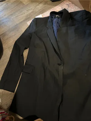 Reformation Classic Black Single-Button Women's Blazer Coat thumbnail 9