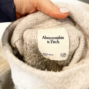 Abercrombie Long Sleeve Multicolor Neutrals Sweater Gray Tan Brown L / XL thumbnail 2