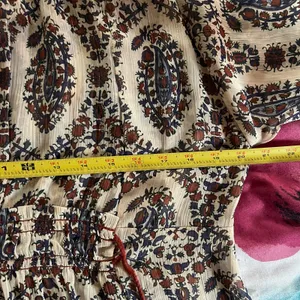 Floreat by Anthropologie Women's Zhara‎ Floral Paisley Sheer Peasant Dress Small thumbnail 7