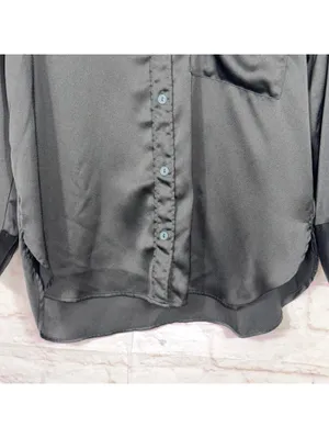 Abercrombie & Fitch Black Oversized Shirt - Size S thumbnail 3