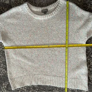 Point Sur Women’s Size XS Cream Multi Speckle Confetti Crewneck Sweater thumbnail 6