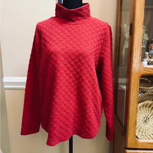 J.Crew Quilted mockneck pullover thumbnail 3