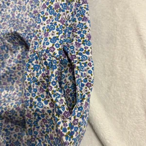 Lanz of‎ Salzburg XL Blue Floral 100% Cotton Nightgown Dress Prairie Cottagecore thumbnail 6