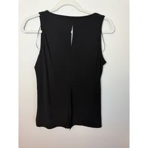 Vince Camuto Women's Black Vneck Stretchy She'll Tank XS NWT thumbnail 13