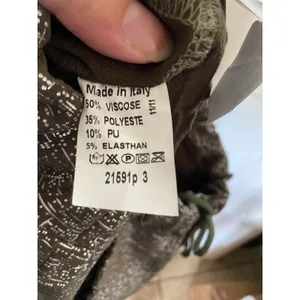 Free for Humanity‎ Womens Pants Sz OS Olive Green Silver Digital Sweatpants NEW thumbnail 8