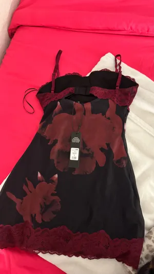 Courtney Mesh Lace Mini Dress thumbnail 6