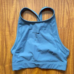 Alo Cutout Blue Gray Tank Top thumbnail 1