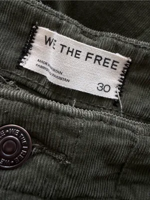 We The Free Libre Cord Wide-Leg Jeans Pants Size 30 thumbnail 9