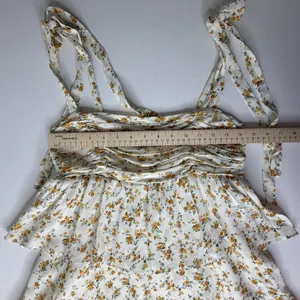Reformation Avni Floral Tiered Sundress Small Yellow Cottage Feminine Coquette thumbnail 10