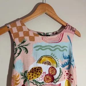 Paper Heart Summer Haze Tropical Fruit Mini Dress thumbnail 5