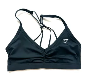 Gymshark Ruched Strappy Sports Bra thumbnail 1