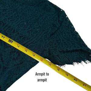 Lulus Remarkable Forest Green Sheer Lace Short Sleeve‎ Lined Dress Event Party M thumbnail 10