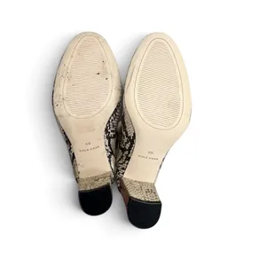 Cole Haan Glenda Snake-Embossed Knee-High Block Heel Boots thumbnail 4