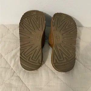UGG Brown Slippers with Cream Lining thumbnail 5