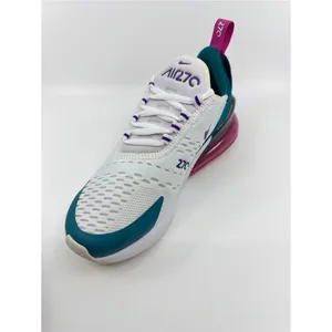 Nike Women's Air Max 270 SZ 6 Teal Purple Pink AH6789-108 thumbnail 6