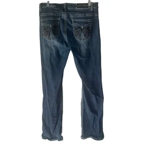 Ceder Rose‎ Women Size 33 X 34 Wing Hustler Y2k Straight Leg Mid Rise Jeans thumbnail 4
