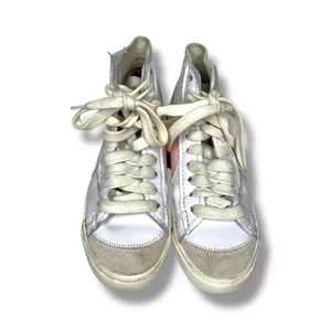 Nike Blazers Mid 77 Pink and White Sneakers Athletic Trainers Shoes 8 thumbnail 3