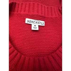 J.Crew Mercantile Red Sweater Medium thumbnail 4