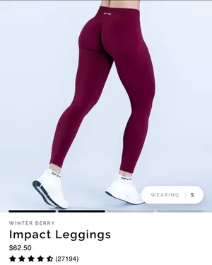 DFYNE Impact Leggings Winter Berry L thumbnail 2