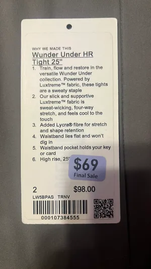 Lululemon Wunder Under Leggings thumbnail 4