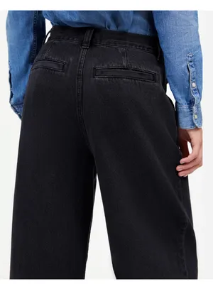 Madewell The Harlow Wide Leg Jean (Airy Denim Edition) Hollenbeck Wash SZ 28 EUC thumbnail 3